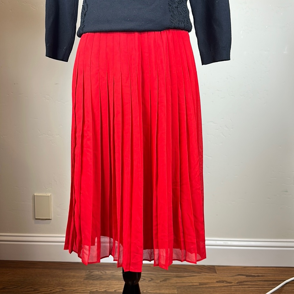 Ann Taylor pleaded skirt size 4